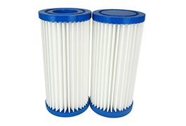 Blue PU End Cover Air Filter 31x66x140